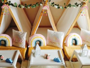 Rainbow Wonderland Teepee